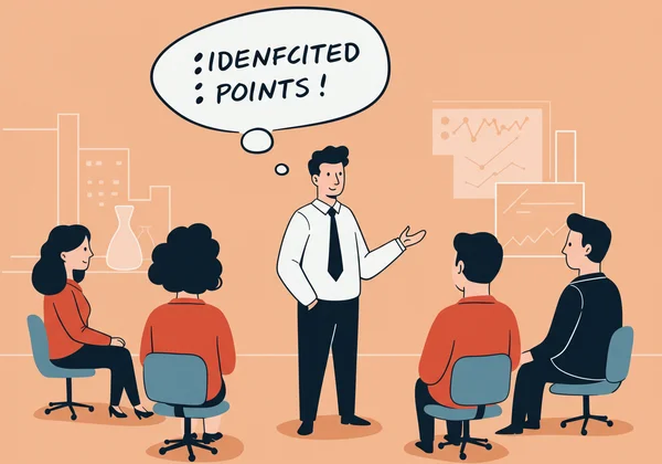 Person asserting needs, symbolizing self-advocacy.