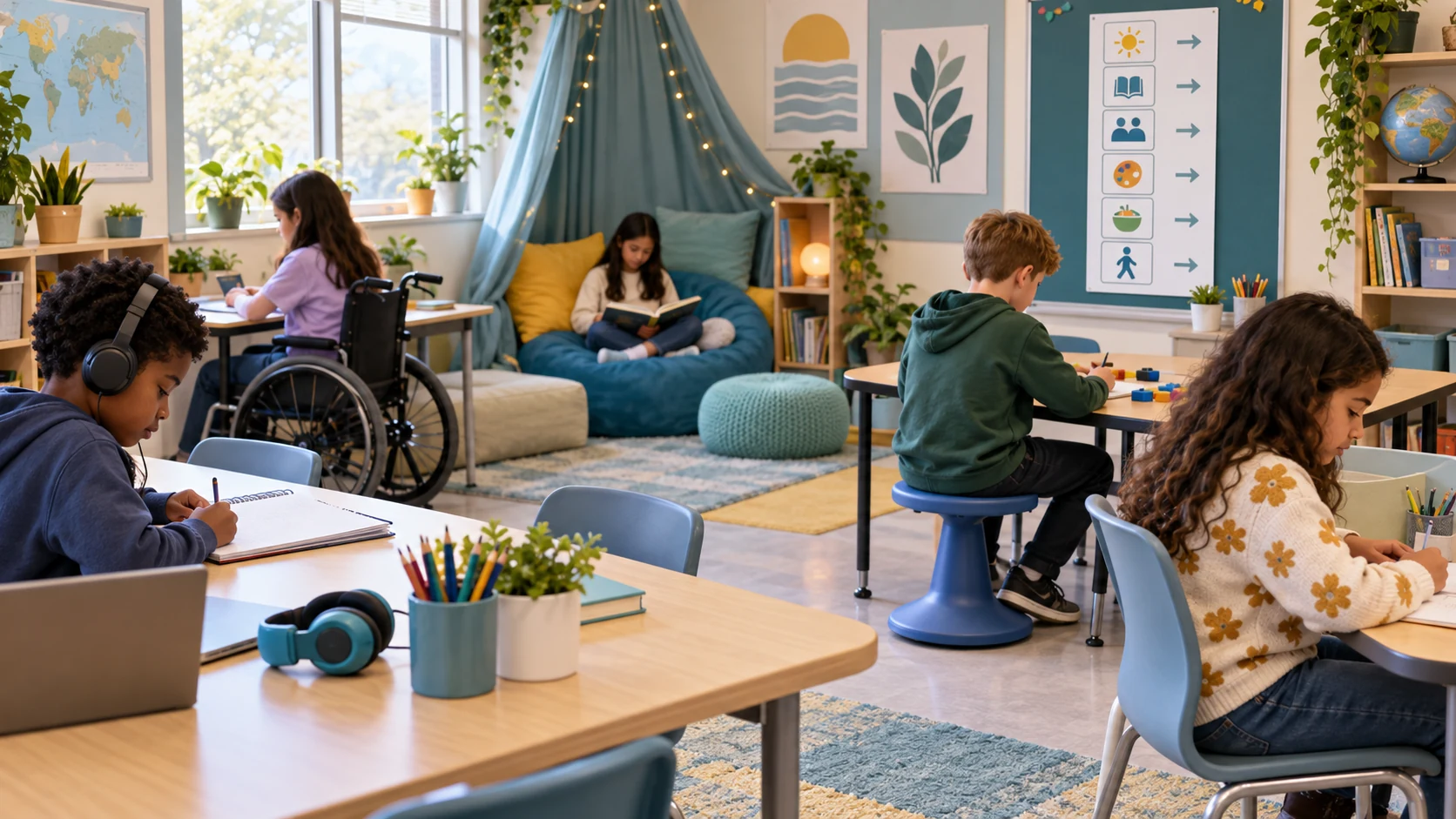 Inclusive classroom supports